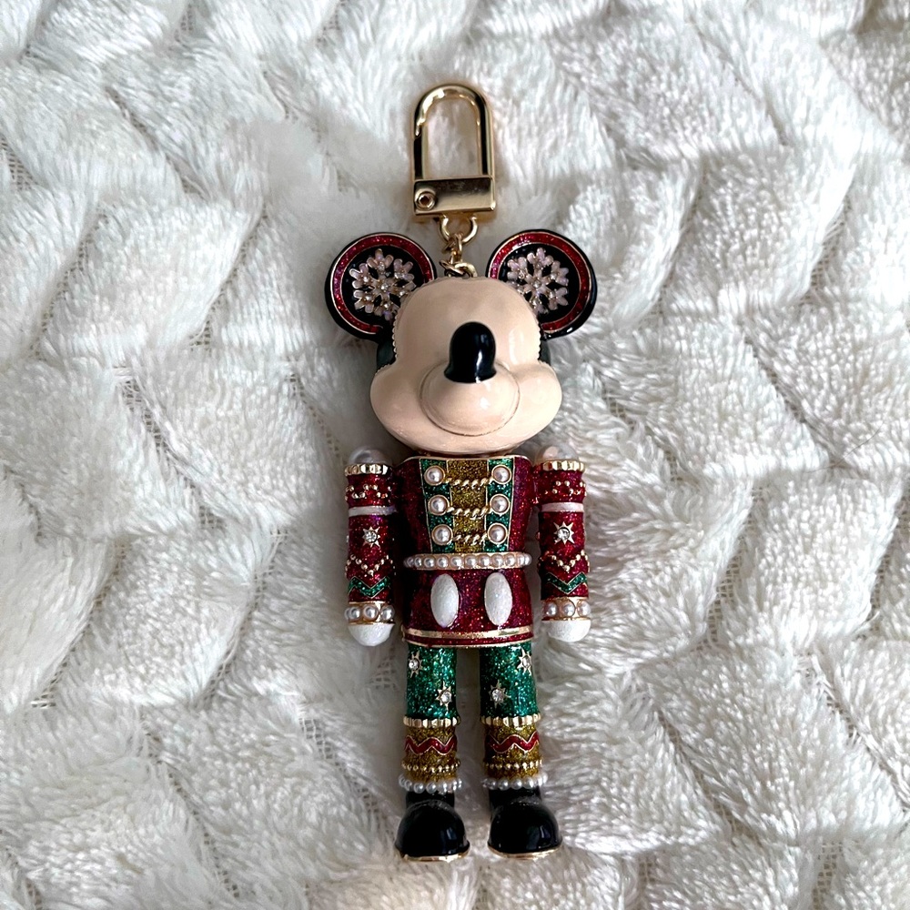 Baublebar Christmas Mickey Keychain